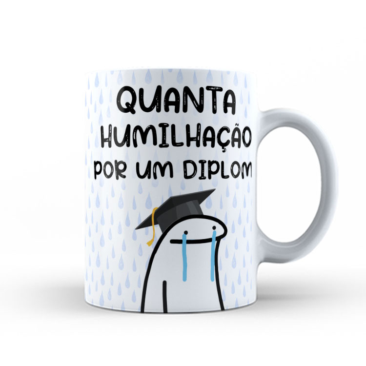 Caneca Personalizada 325ml Meme Flork Frase Engraçada 02