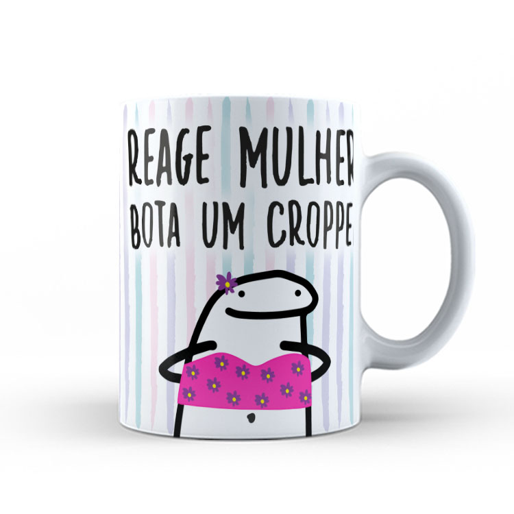 Caneca Personalizada 325ml Meme Flork Frase Engraçada 03