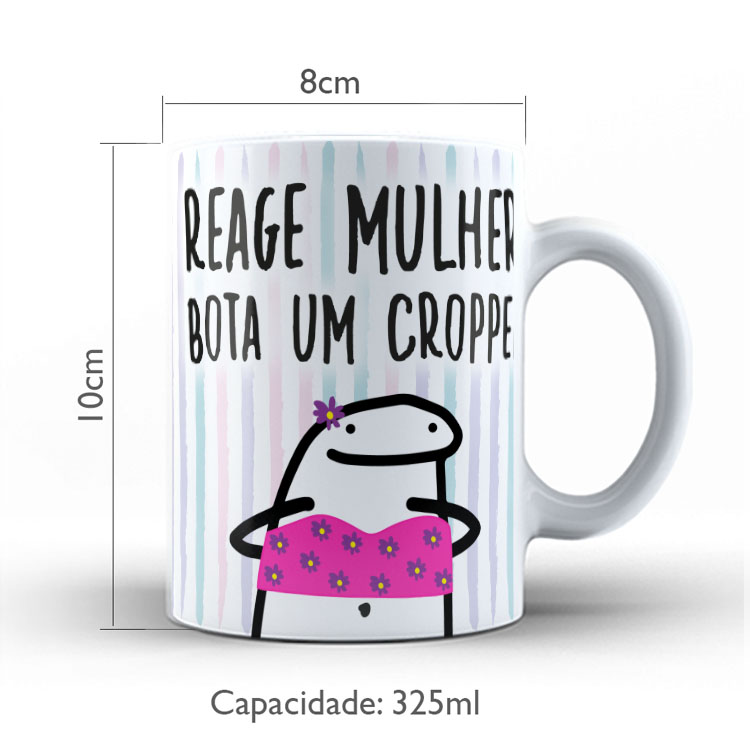 Caneca Personalizada 325ml Meme Flork Frase Engraçada 03
