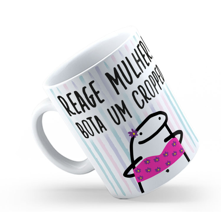 Caneca Personalizada 325ml Meme Flork Frase Engraçada 03