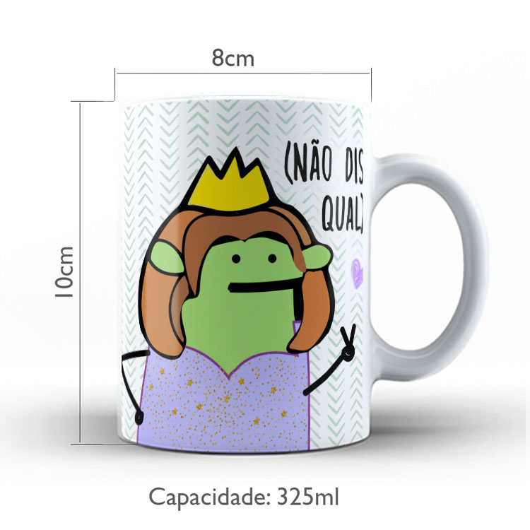 Caneca Personalizada 325ml Meme Flork Frase Engraçada 05