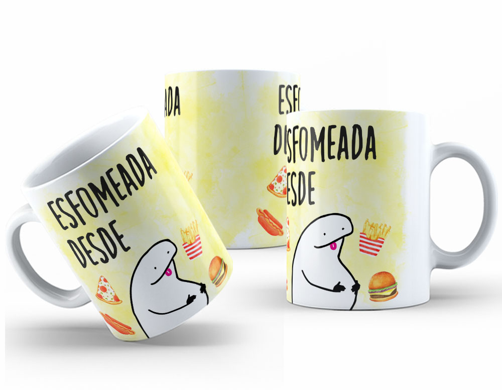 Caneca Personalizada 325ml Meme Flork Frase Engraçada 06