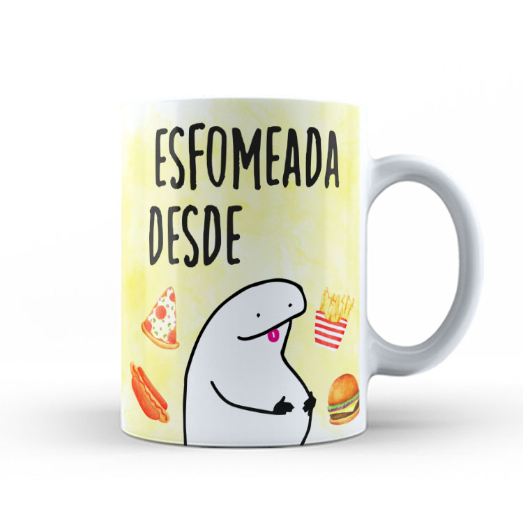 Caneca Personalizada 325ml Meme Flork Frase Engraçada 06