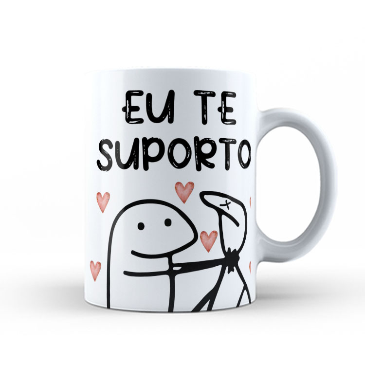 Caneca Personalizada 325ml Meme Flork Frase Engraçada 07