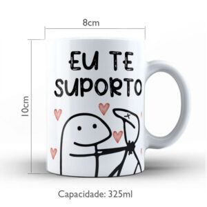 Caneca Personalizada 325ml Meme Flork Frase Engraçada 07