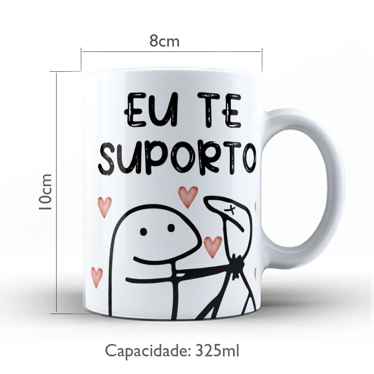 Caneca Personalizada 325ml Meme Flork Frase Engraçada 07