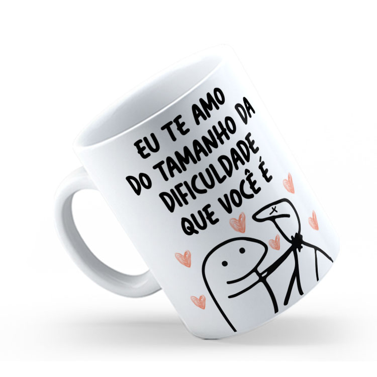 Caneca Personalizada 325ml Meme Flork Frase Engraçada 08