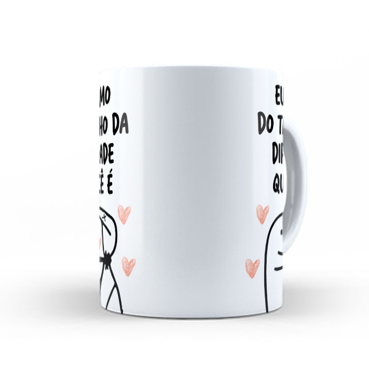Caneca Personalizada 325ml Meme Flork Frase Engraçada 08