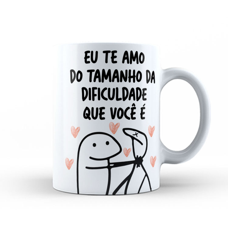 Caneca Personalizada 325ml Meme Flork Frase Engraçada 08