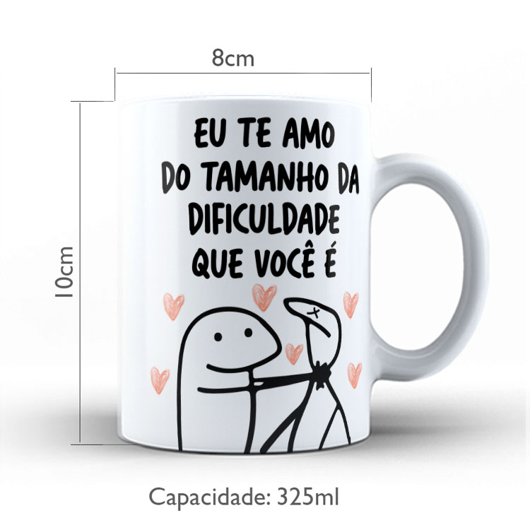 Caneca Personalizada 325ml Meme Flork Frase Engraçada 08
