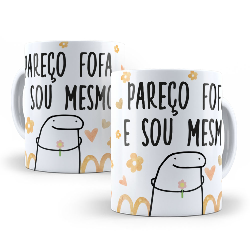 Caneca Personalizada 325ml Meme Flork Frase Engraçada 12