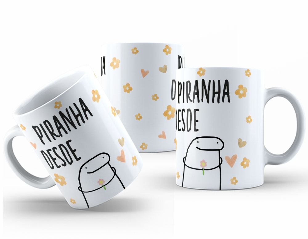 Caneca Personalizada 325ml Meme Flork Frase Engraçada 13