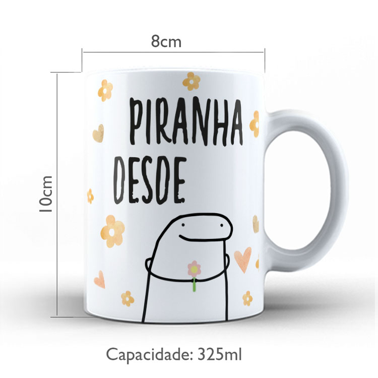 Caneca Personalizada 325ml Meme Flork Frase Engraçada 13