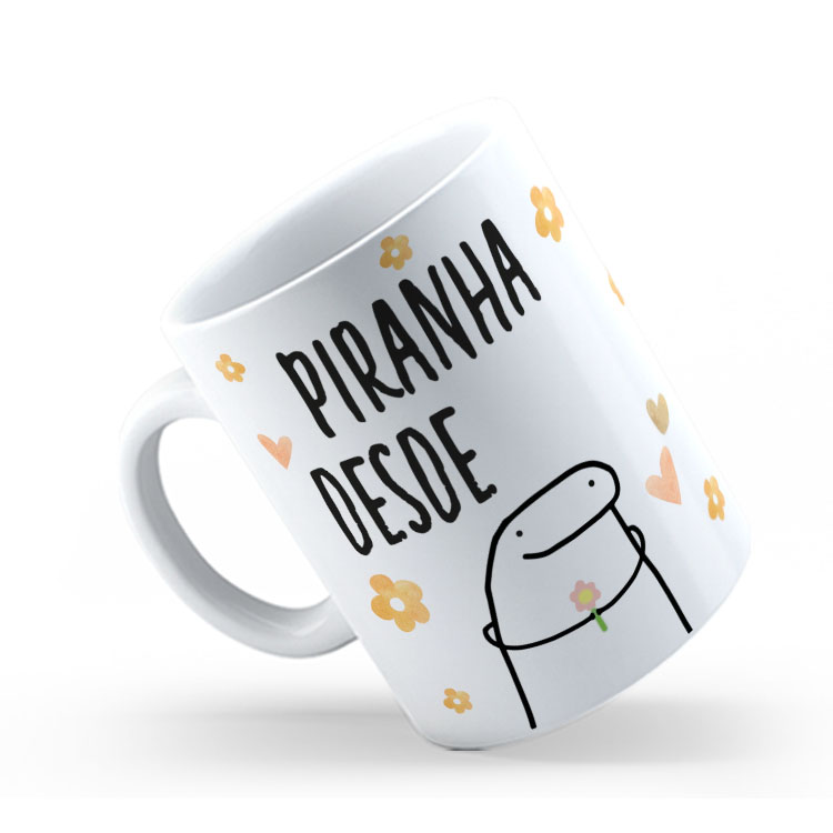 Caneca Personalizada 325ml Meme Flork Frase Engraçada 13