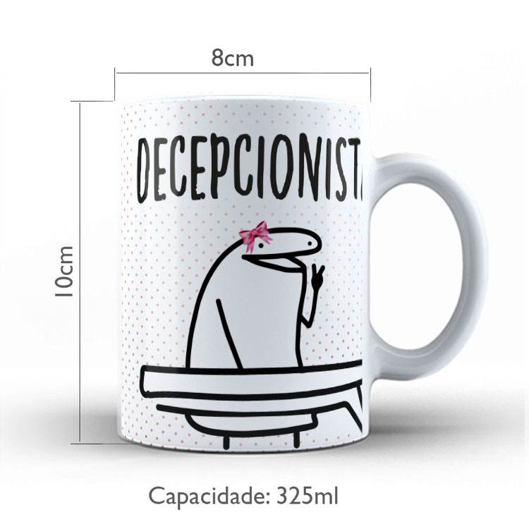 Caneca Personalizada 325ml Meme Flork Frase Engraçada 14