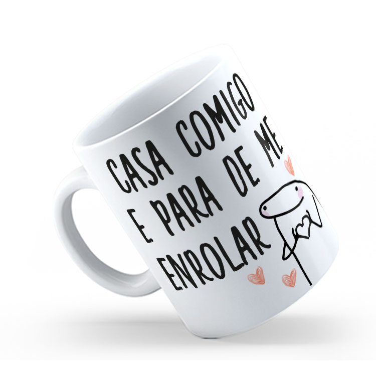 Caneca Personalizada 325ml Meme Flork Frase Engraçada 15