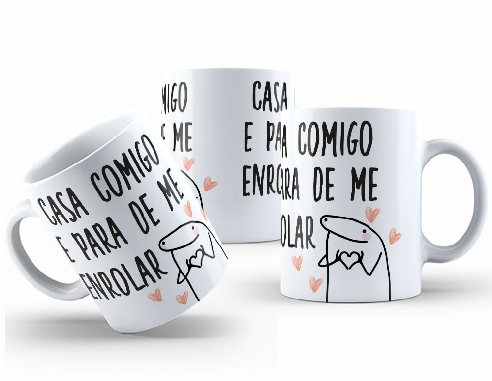 Caneca Personalizada 325ml Meme Flork Frase Engraçada 15