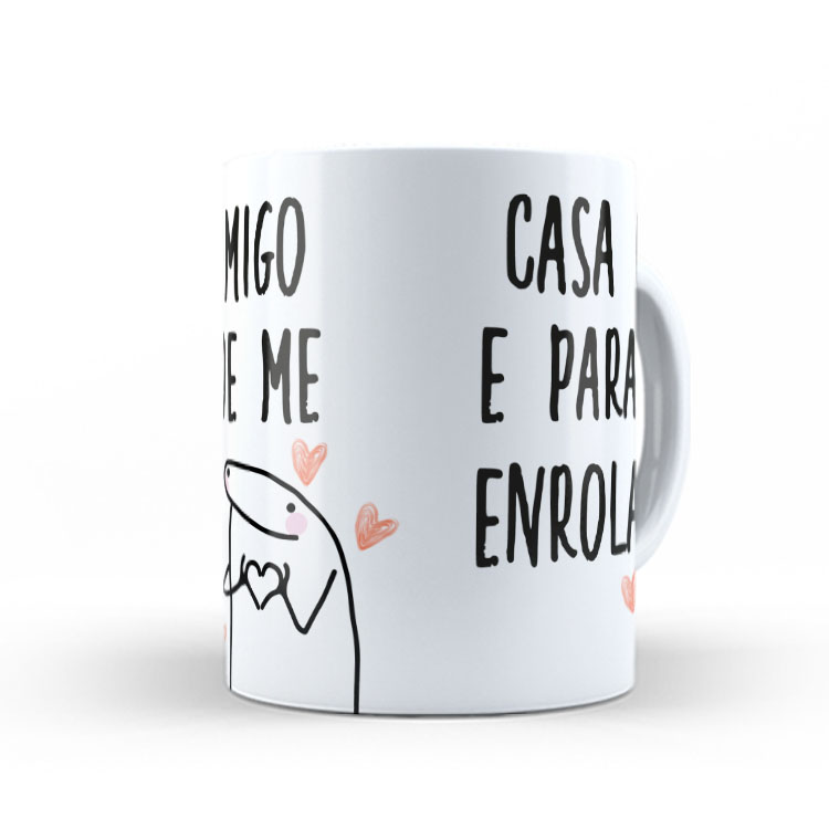 Caneca Personalizada 325ml Meme Flork Frase Engraçada 15