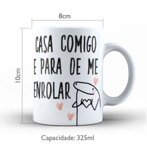 Caneca Personalizada 325ml Meme Flork Frase Engraçada 15
