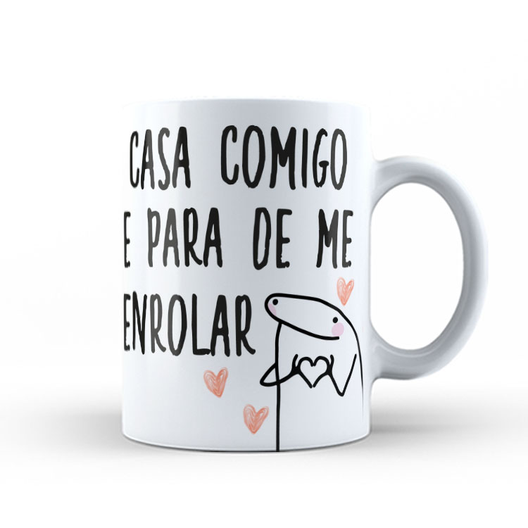 Caneca Personalizada 325ml Meme Flork Frase Engraçada 15
