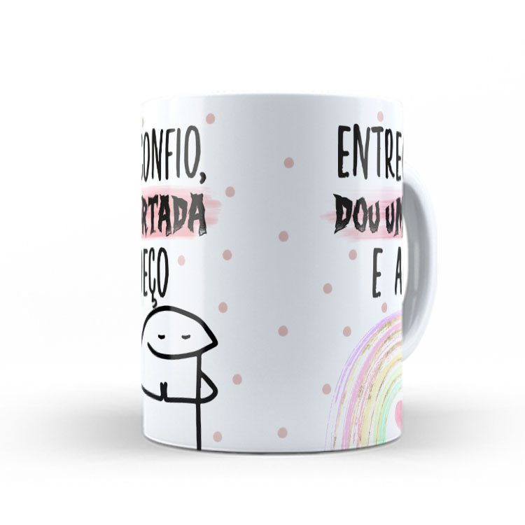 Caneca Personalizada 325ml Meme Flork Frase Engraçada 18