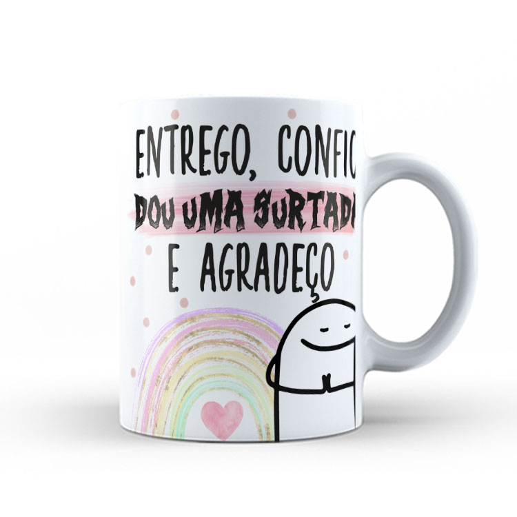Caneca Personalizada 325ml Meme Flork Frase Engraçada 18
