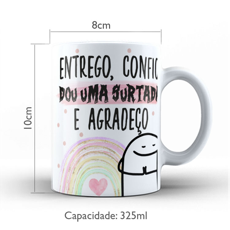 Caneca Personalizada 325ml Meme Flork Frase Engraçada 18