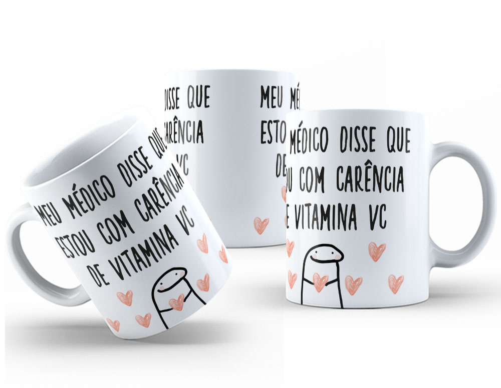 Caneca Personalizada 325ml Meme Flork Frase Engraçada 19