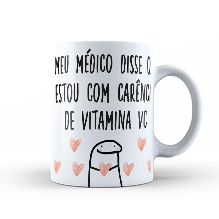 Caneca Personalizada 325ml Meme Flork Frase Engraçada 19