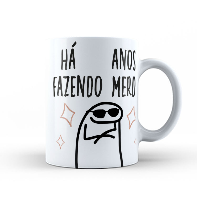 Caneca Personalizada 325ml Meme Flork Frase Engraçada 20
