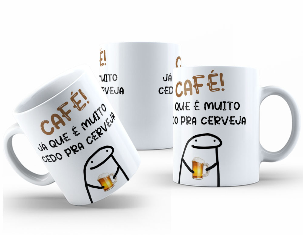 Caneca Personalizada 325ml Meme Flork Frase Engraçada 22