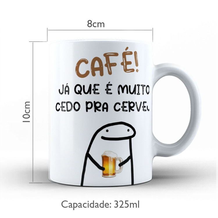 Caneca Personalizada 325ml Meme Flork Frase Engraçada 22
