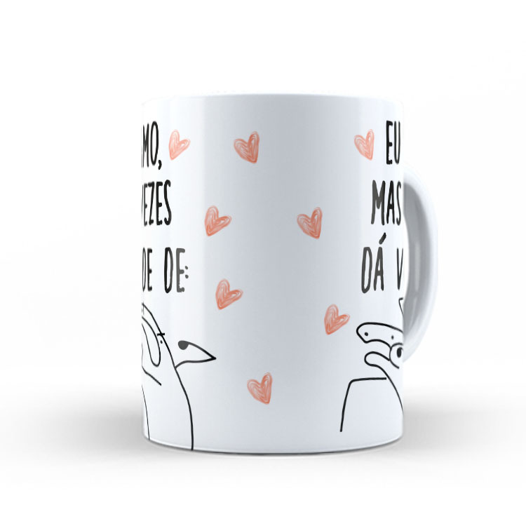 Caneca Personalizada 325ml Meme Flork Frase Engraçada 23