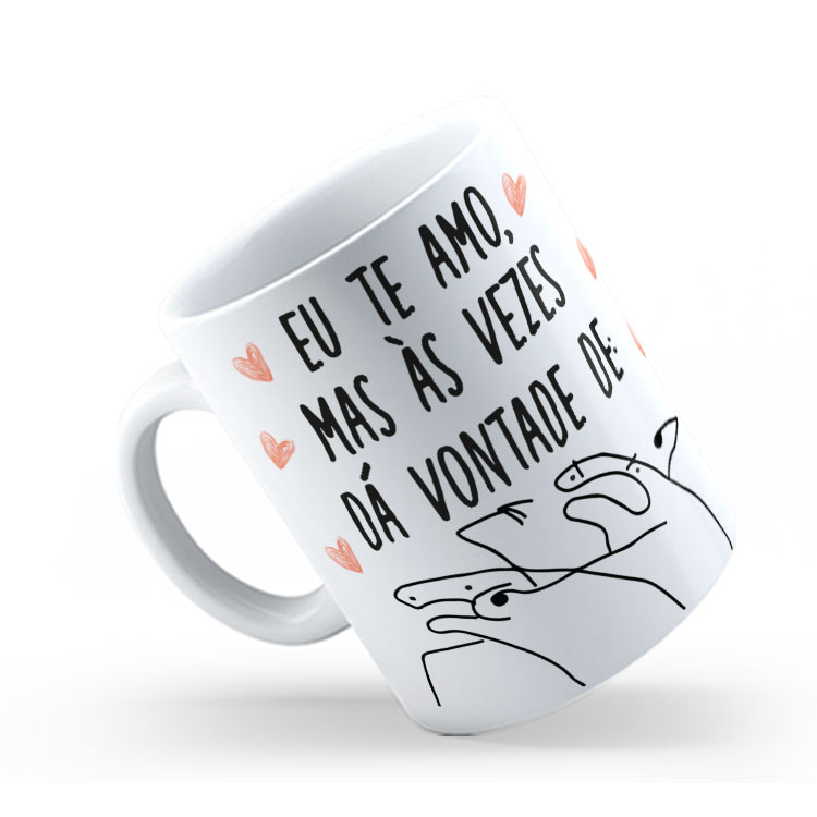 Caneca Personalizada 325ml Meme Flork Frase Engraçada 23