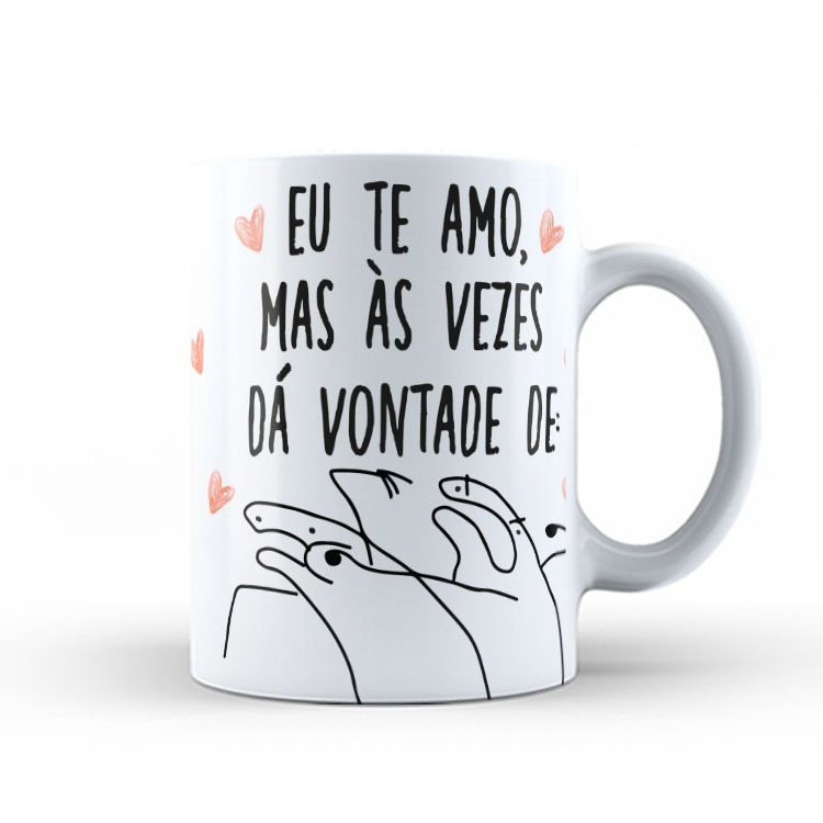 Caneca Personalizada 325ml Meme Flork Frase Engraçada 23