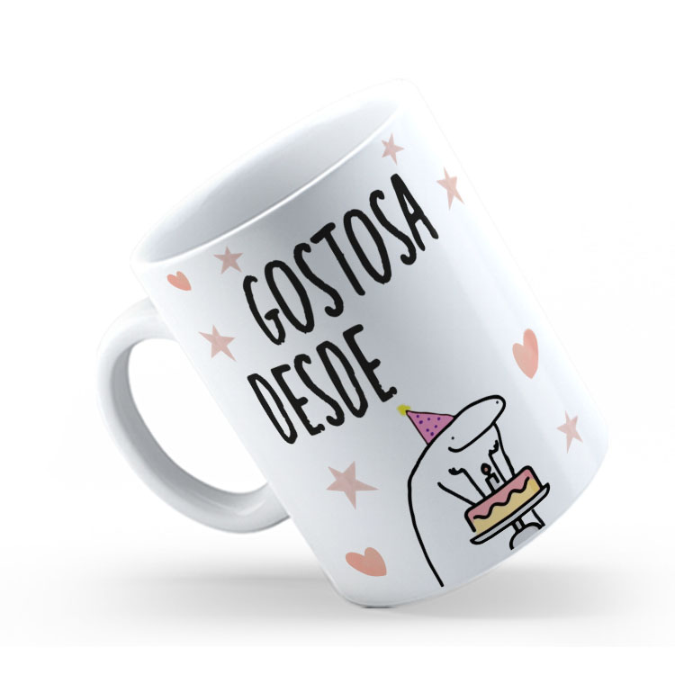 Caneca Personalizada 325ml Meme Flork Frase Engraçada 24