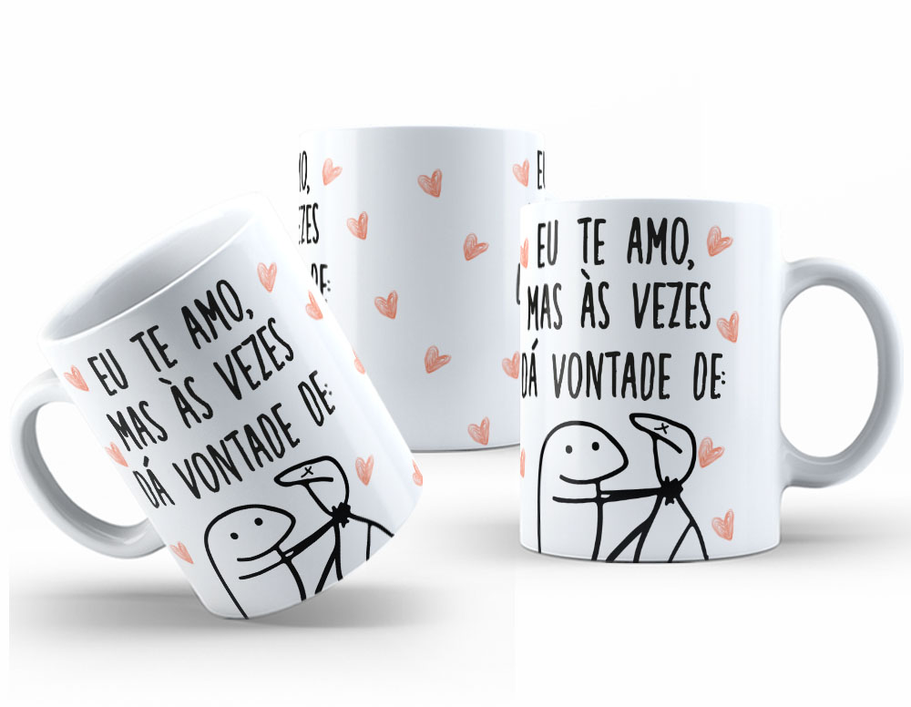 Caneca Personalizada 325ml Meme Flork Frase Engraçada 25