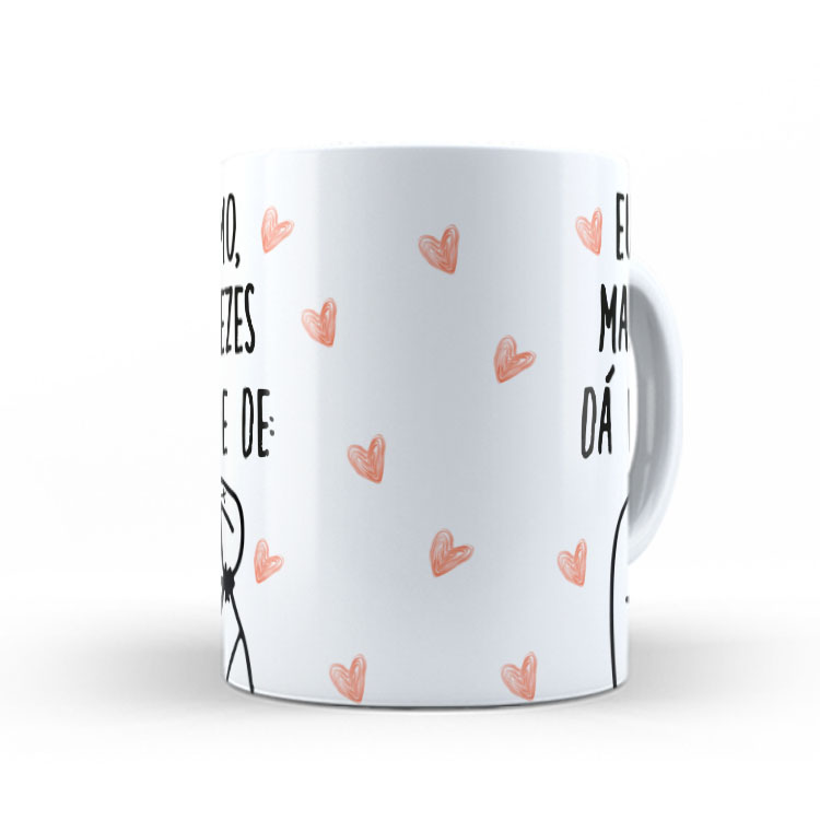 Caneca Personalizada 325ml Meme Flork Frase Engraçada 25
