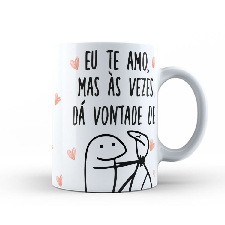 Caneca Personalizada 325ml Meme Flork Frase Engraçada 25