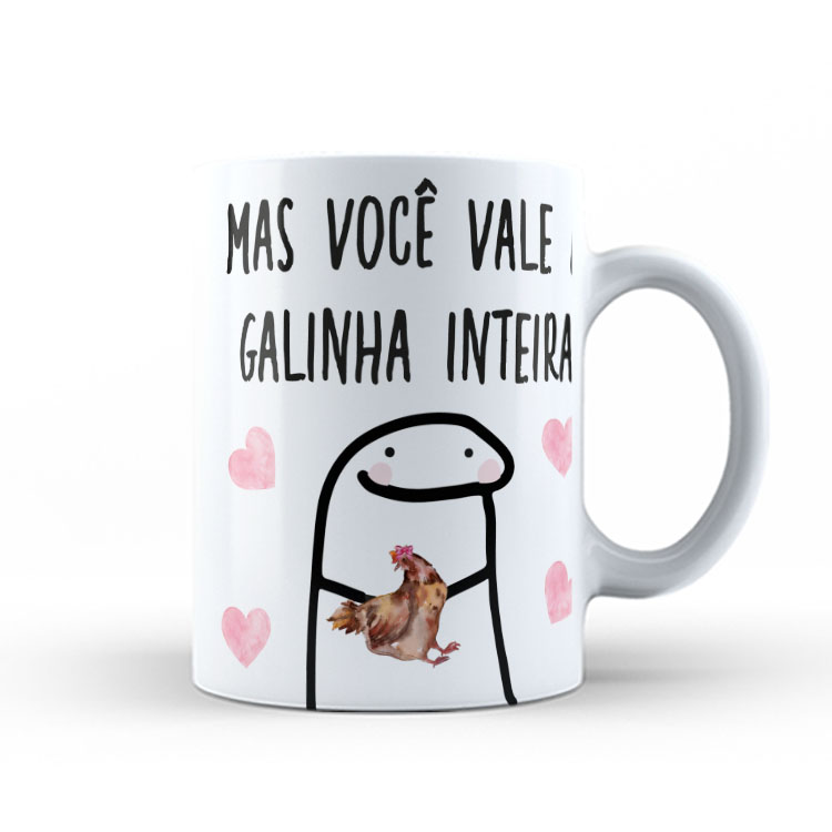 Caneca Personalizada 325ml Meme Flork Frase Engraçada 26