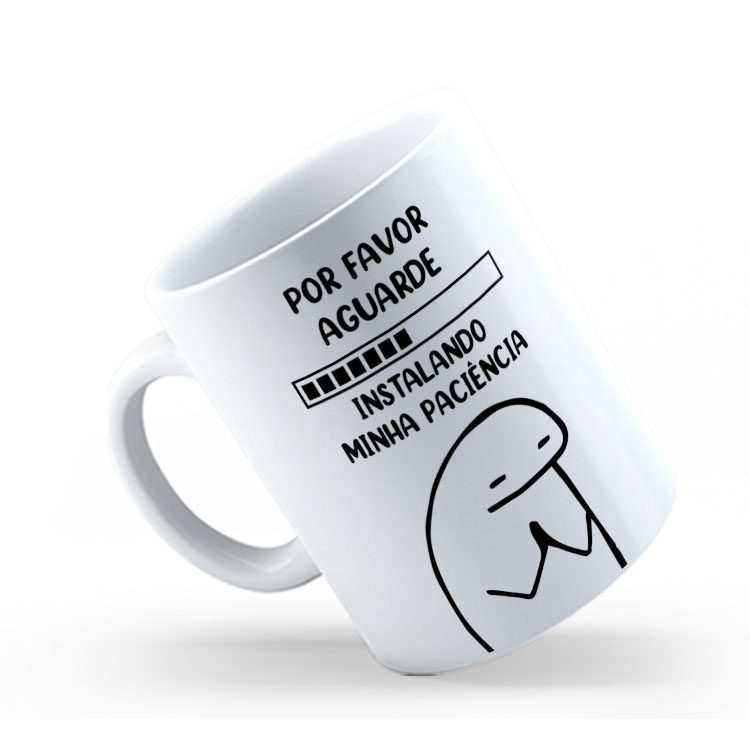Caneca Personalizada 325ml Meme Flork Frase Engraçada 27