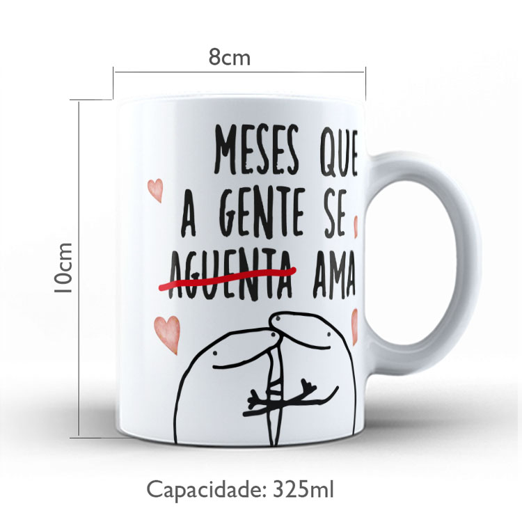 Caneca Personalizada 325ml Meme Flork Frase Engraçada 28