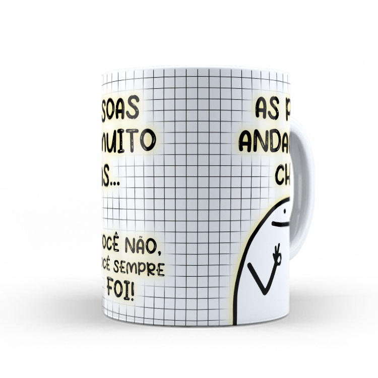 Caneca Personalizada 325ml Meme Flork Frase Engraçada 29