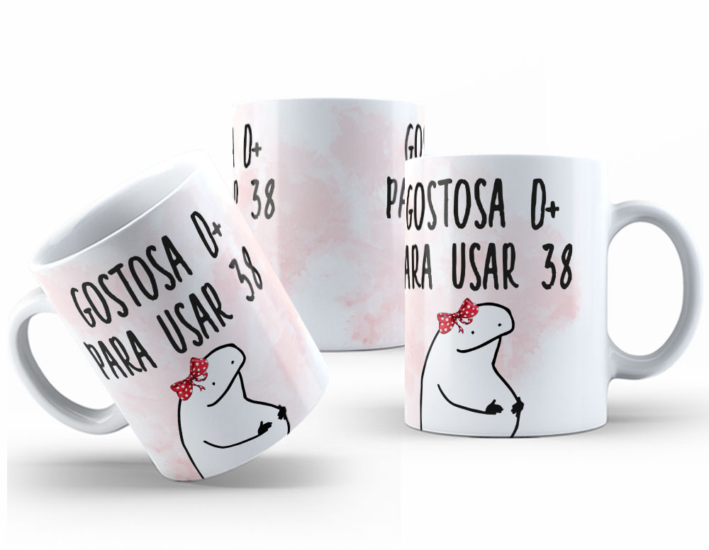 Caneca Personalizada 325ml Meme Flork Frase Engraçada 31