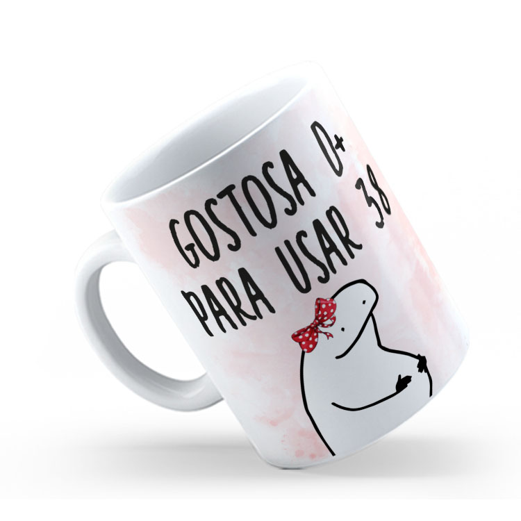 Caneca Personalizada 325ml Meme Flork Frase Engraçada 31