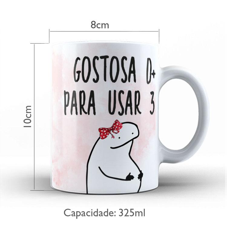 Caneca Personalizada 325ml Meme Flork Frase Engraçada 31