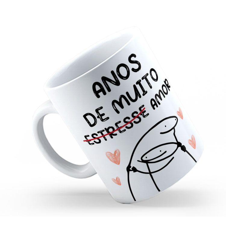 Caneca Personalizada 325ml Meme Flork Frase Engraçada 33