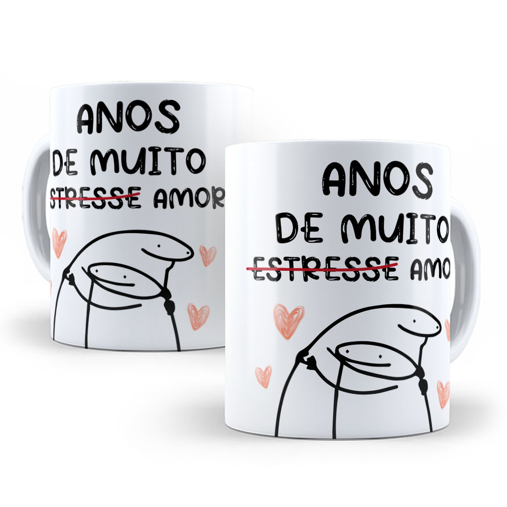 Caneca Personalizada 325ml Meme Flork Frase Engraçada 33