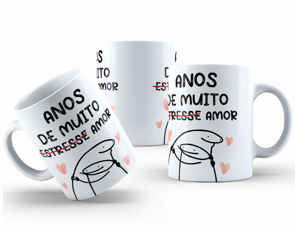 Caneca Personalizada 325ml Meme Flork Frase Engraçada 33