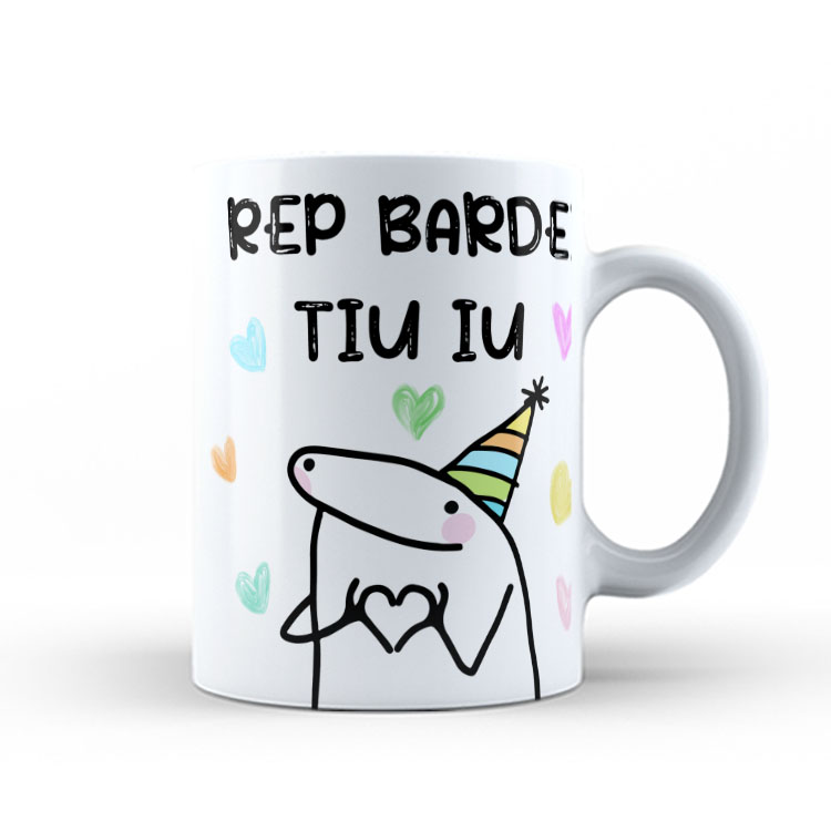 Caneca Personalizada 325ml Meme Flork Frase Engraçada 34